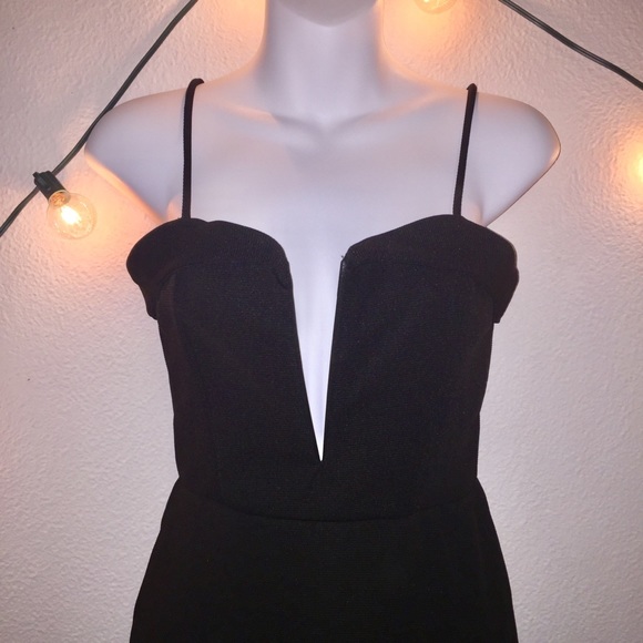 LBD cocktail dress Charlotte Russe Black S &M prom - Picture 6 of 8